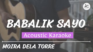 Download lagu Babalik Sa'yo - Acoustic Karaoke (Moira dela Torre) (with guitar chords) mp3