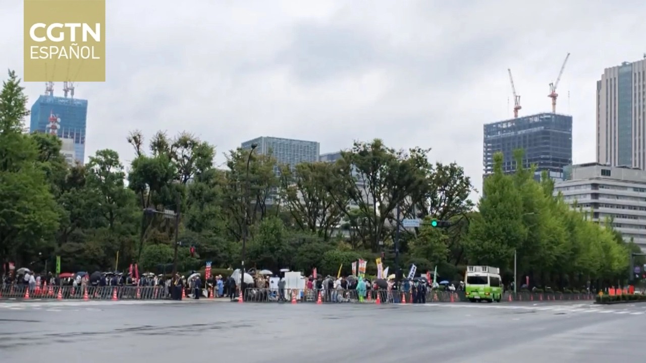 Manifestaciones contra intenciones militaristas y de reformar la Constitución del Gobierno japonés
