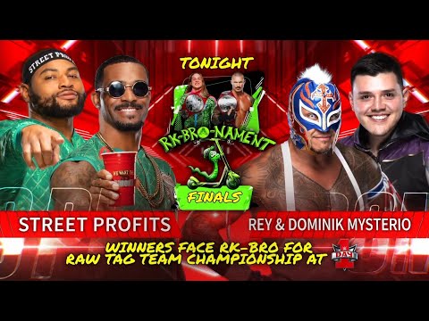 The Street Profits Vs Rey & Dominik Mysterio - WWE Raw 27/12/2021 (En Español)