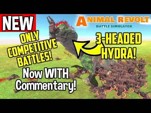 NEW! Hydra vs Units & Battles worth watching WITH commentary | Animal Revolt Battle Simulator