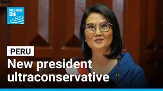 Peru swears in Keiko Fujimori as president after razor-thin election victory