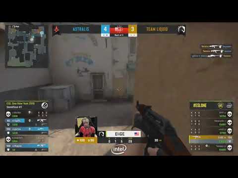 ELIGE INSANE 1V3 CLUTCH AGAINST ASTRALIS | LIQUID VS ASTRALIS (DUST2)