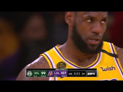 LeBron James Full Play vs Milwaukee Bucks | 03/06/20 | Smart Highlights