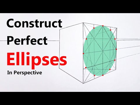How To Draw Perfect Ellipses In Perspective | Beginner Perspective Tutorial