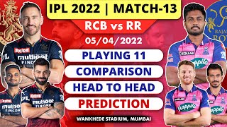 RCB vs RR Playing 11 2022 | RCB vs RR Pitch Report 2022 | RR vs RCB Playing 11, Prediction Match 12