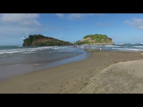Formation du tombolo à Ste-Marie