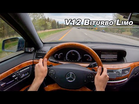 2012 Mercedes Benz S65 AMG - V12 Biturbo ROCKET LIMO POV Drive  (Binaural Audio)