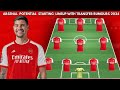 ARSENAL POTENTIAL STARTING LINEUP WITH ALL TRANSFERS SUMMER 2024 FT BRUNO GUIMARÃES