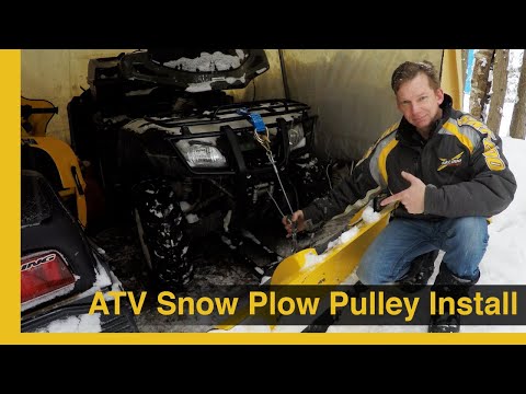 ATV Snow Plow Pulley Install
