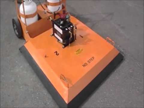KM International Portable Infrared Asphalt Heater LB2-16 Part 1