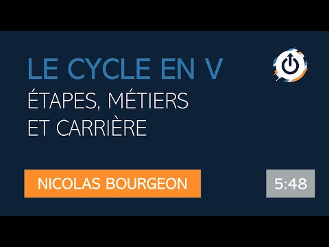 Cycle en V  - Etapes, métiers et carrière