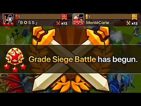 HIGH G3 Siege GOAT v BOSS v MonteCarlo - Summoners War