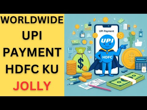 WORLDWIDE UPI PAYMENT --- HDFC KU JOLLY