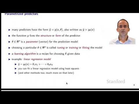 Stanford EE104 Introduction to Machine Learning | 2020 | Lecture 1 course information