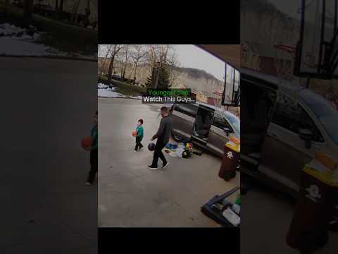 This Dad & Son Trio Is Built Different😭#basketball