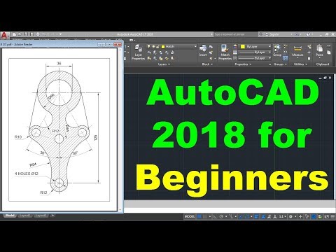 AutoCAD Nut Bolt Drawing Tutorial