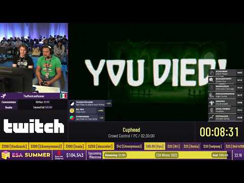 Cuphead DLC [Crowd Control] by TheMexicanRunner - #ESASummer22