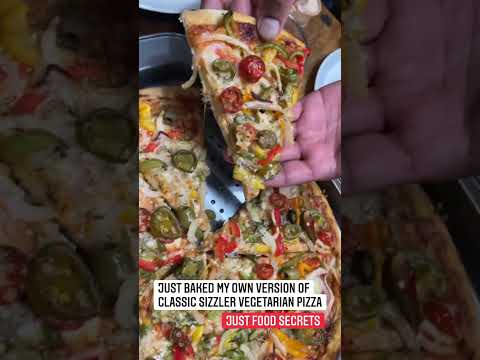 Best Vegan pizza recipe | Classic pizza dough recipe | Vegetarian hot pizza at home without oven