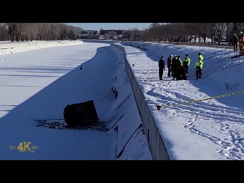 Montréal: Woman killed in winter crash on frozen Lachine Canal...