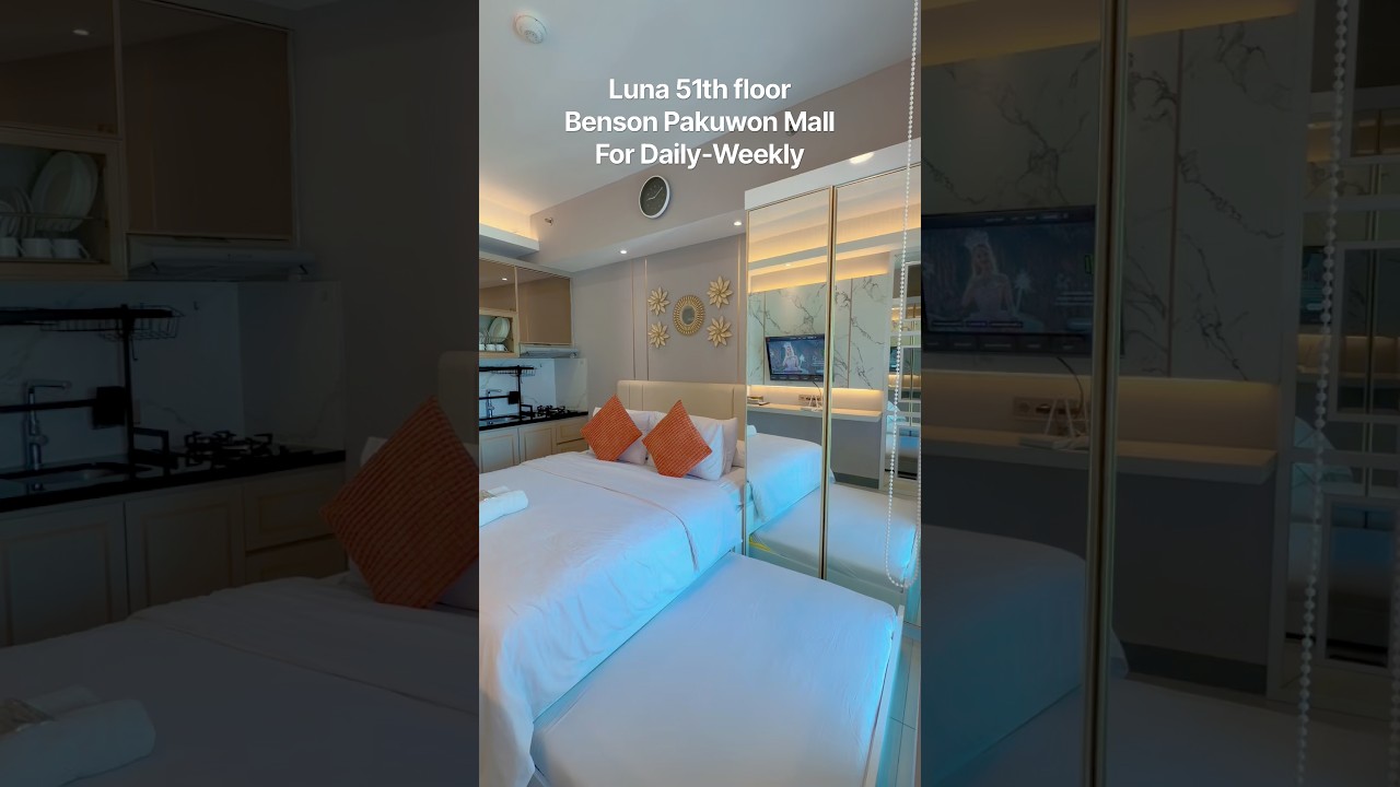 Studio dengan 2 Bed Lt.51 Benson Pakuwon Mall