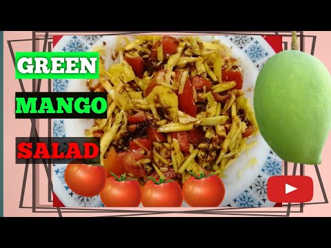GREEN MANGO SALAD Pinoy Recipe /Food Diary / YollyC Digital Diaries