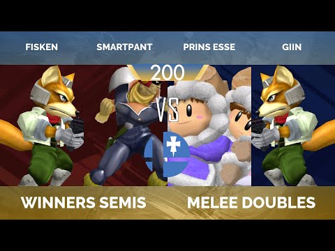 RogaSmash 200: Melee Doubles Winners Semis – Fisken + Smartpant vs Prins Esse + Giin