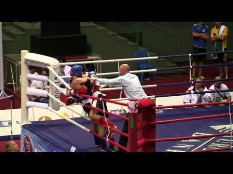 Nikiforov Vitaliy (Ukraine) - Leos De Kelkmeyker (Belgium), 75 kg male semifinal.