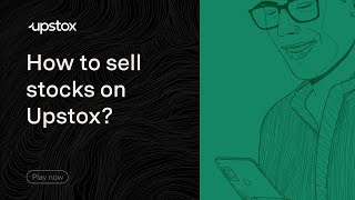 How to sell stocks on Upstox?