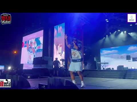 Cassper Nyovest   performing  018 at back to the city hiphop festival