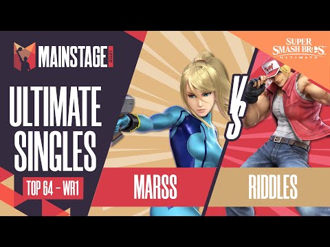 Marss vs Riddles - SSBU Singles: Top 64 Winners Round 1 - Mainstage 2021 | ZSS vs Terry