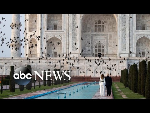 特朗普在印度，在德國拍戲，利索：本週的照片 (Trump in India, shooting in Germany, Lizzo: The Week in Photos)