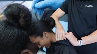 Treatment for Cervicogenic Headache │ Dry Needling, Heat & Stim