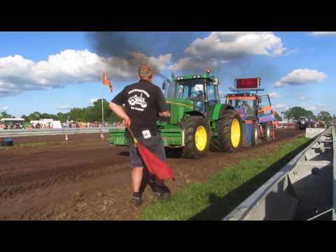 John Deere 7800 Trekkertrek De Klomp 2017