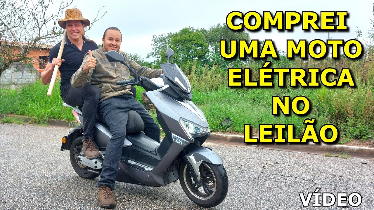 COMPREI UMA SCOOTER EV1 DA VOLTZ NO LEILÃO - SERÁ QUE FIZ UM BOM NEGÓCIO?