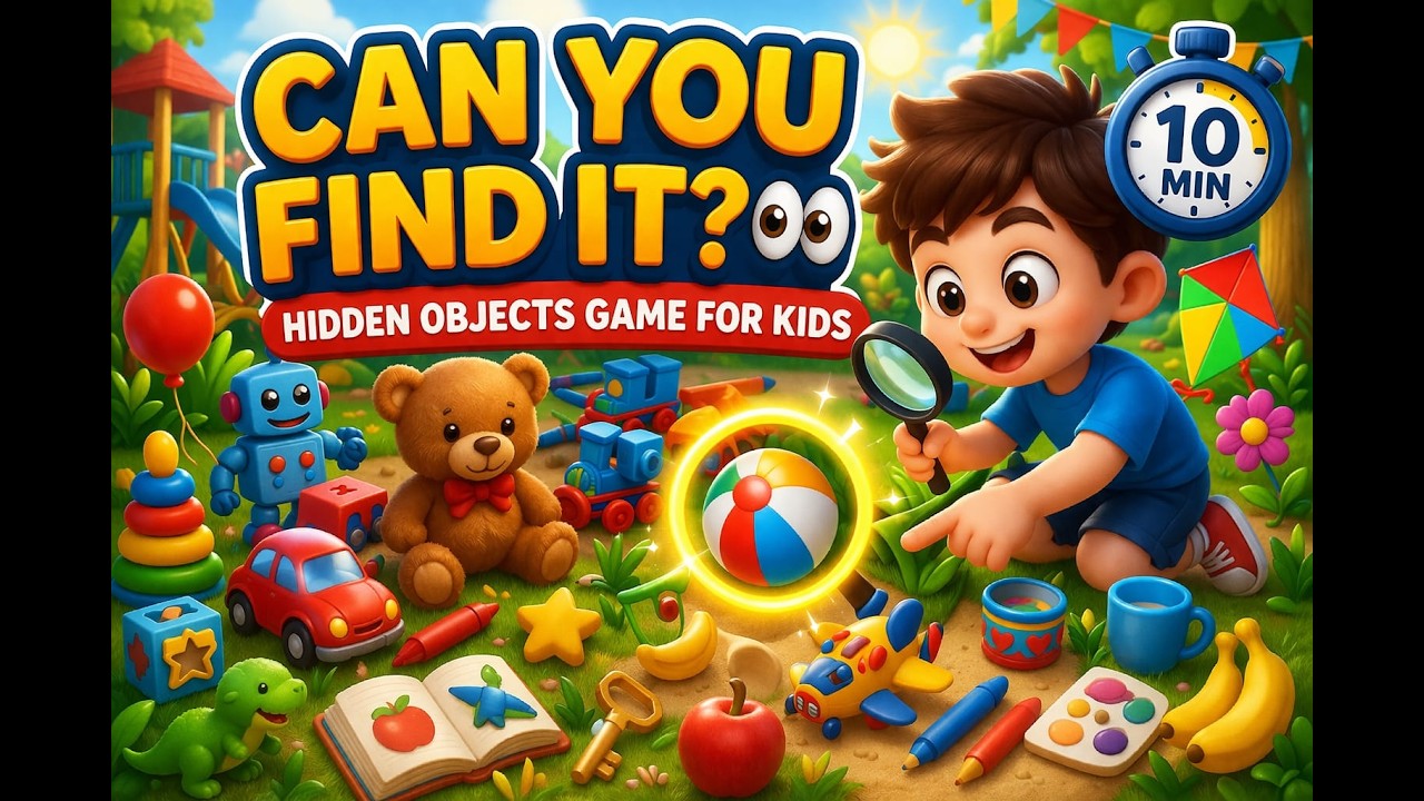 Can You Find It? 🔍 | Hidden Objects Game for Kids |