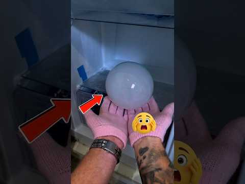 Eksperimen membekukan gelembung didalam freezer ⁉️ 😱