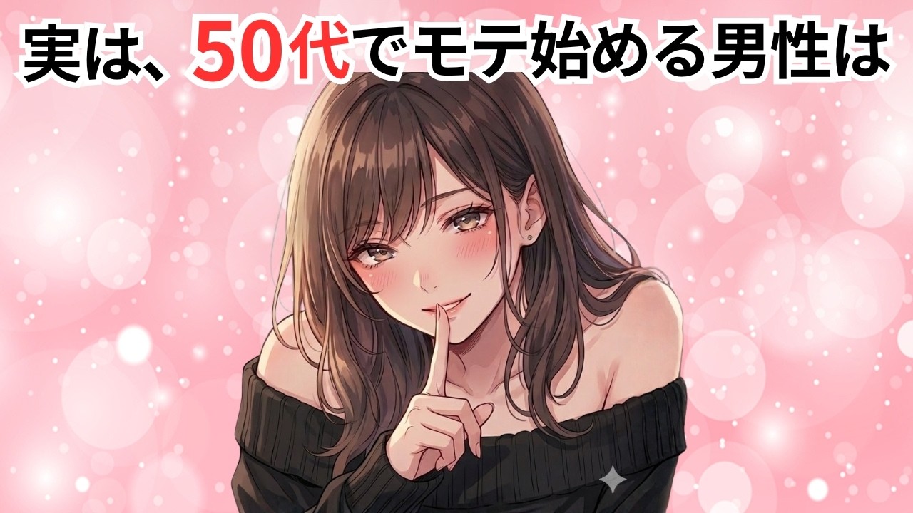 50代から「大逆転のモテ期」がくる男性の特徴5選