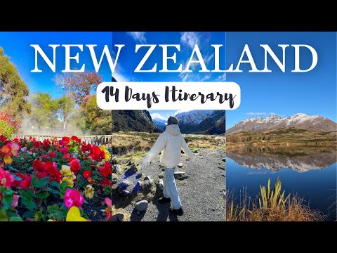 14 Days New Zealand Itinerary (For those who can't drive) #newzealand
