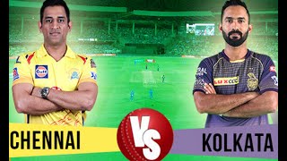 Live Chennai vs Kolkata  | IPL 2020 – CSK vs KKR Live Score & hindi Commentary