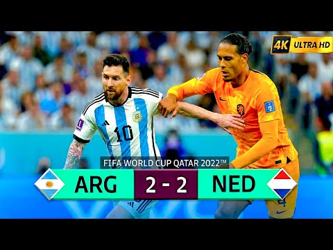 THRILLING MATCH - ARGENTINA VS NETHERLANDS VAN GAAL & NETHERLAND FANS WON'T FORGET THIS MATCH 