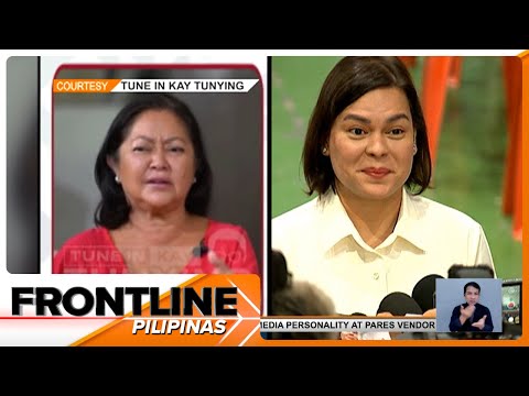 First Lady Liza Marcos kay VP Sara Duterte: Bad shot na 'yan sa akin | Frontline Pilipinas