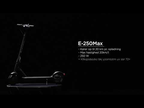 E-WAY E-250 MAX - Letvægt, 20 km rækkevidde.