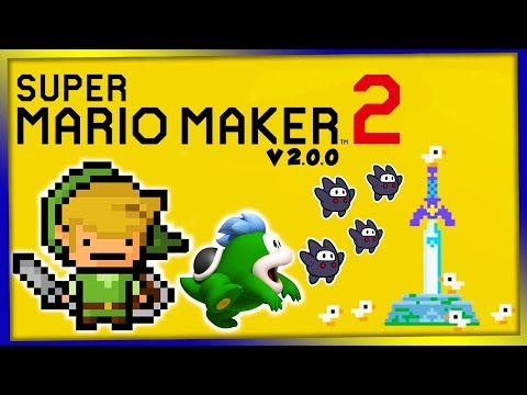 Link als spielbarer Charakter dank Update in「Mario Maker 2 Version 2.0.0」 deutsch