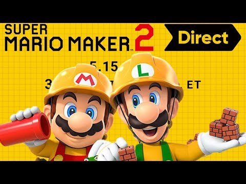 Super Mario Maker 2 Direct LIVE REACTION