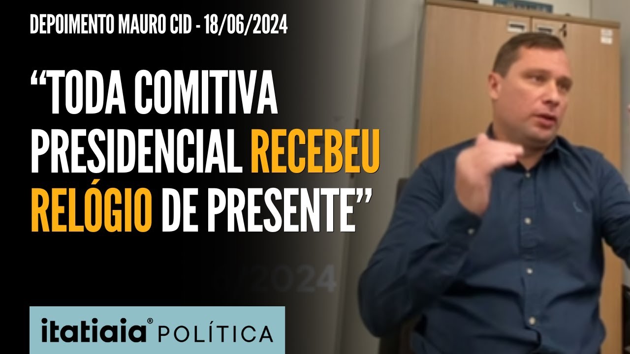 MAURO CID FALA SOBRE AS JOIAS DE BOLSONARO E DOS ITENS NEGOCIADOS NOS EUA