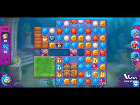 Fishdom. 9097 super hard level no boosters and diamonds. 21 move