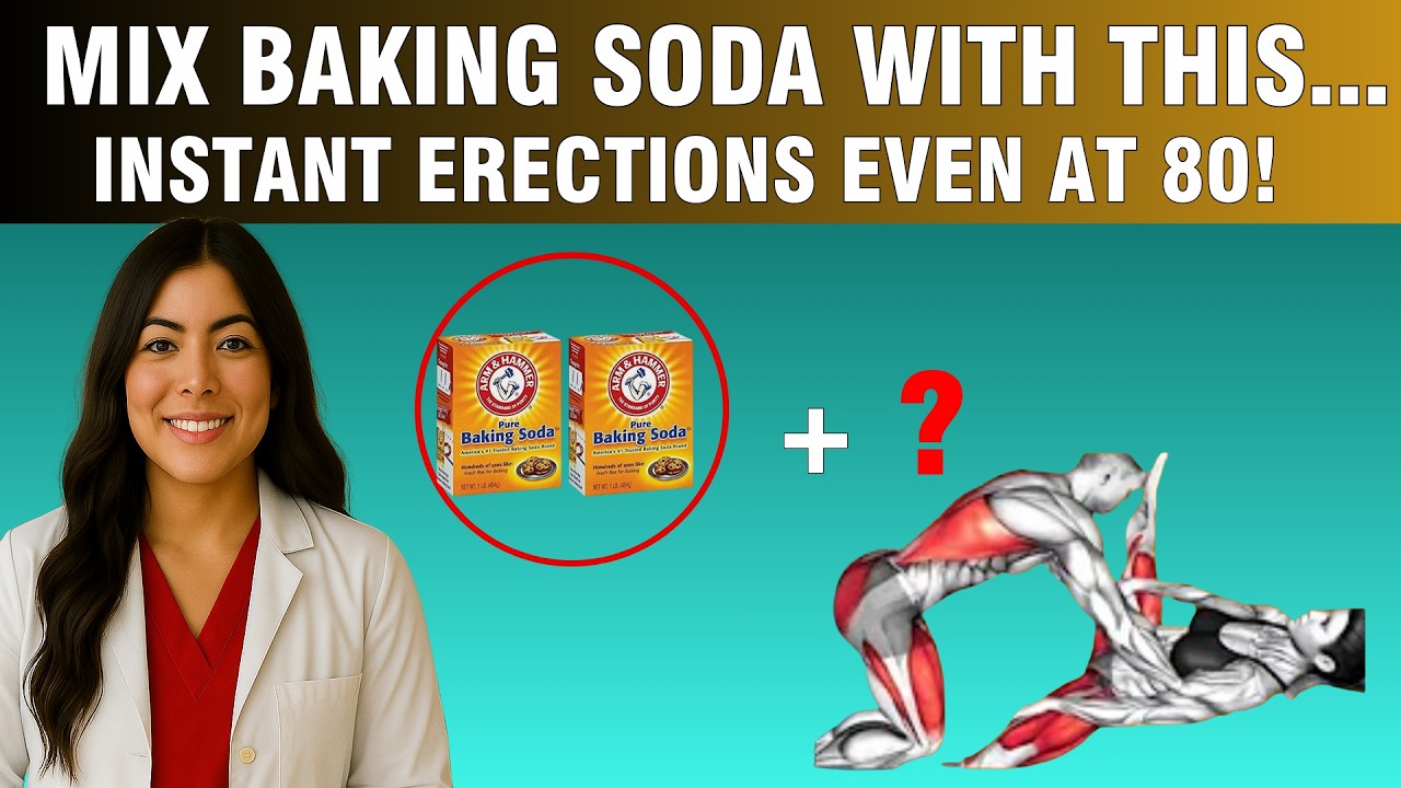 Senior Men: Never Use Baking Soda Alone! Mix This Powder for Massive Blood Flow | Men's Health