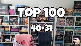 Top 100 Board Games In Our Collection: 2025 Ed. (40-31)