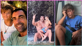 Smile father and son Ibrahim celikkol with Ali celikkol together 