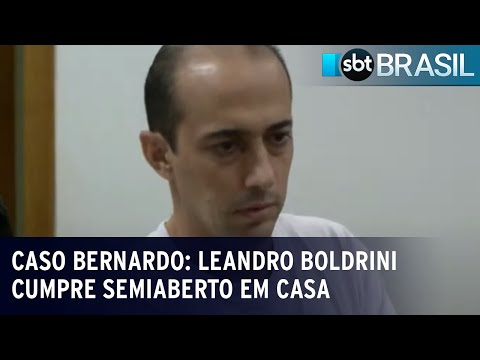 Caso Bernardo: Leandro Boldrini cumpre semiaberto em casa | SBT Brasil (17/07/23)